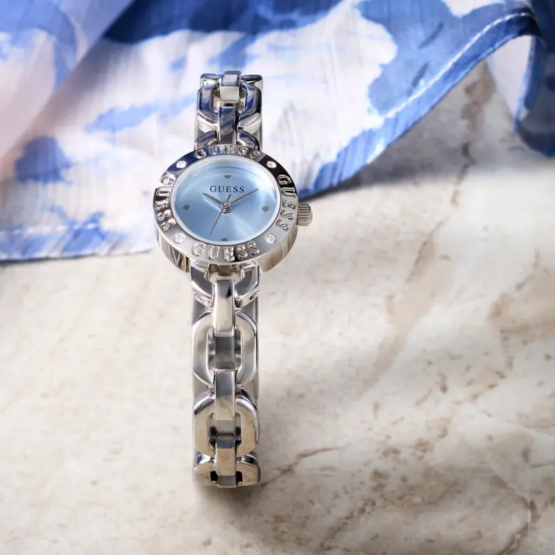 Guess Siren Blue Dial Silver Stainless Steel Strap Women's Watch Gw1019l1 2