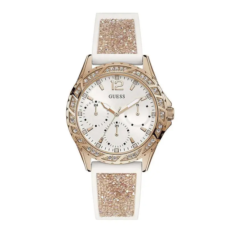Guess Swril Gold Stainless Steel W1096l2 Women's Watch 1