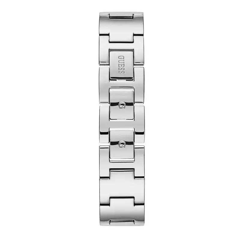 Guess Tri Glitz Silver Stainless Steel W1142l1 Mesh Strap Women's Watch 2