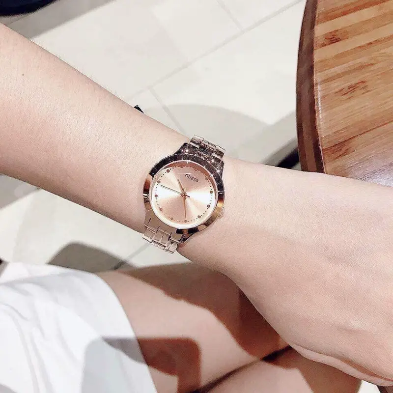 Guess W0989l3 Rose Gold Stainless Steel Women Watch 2