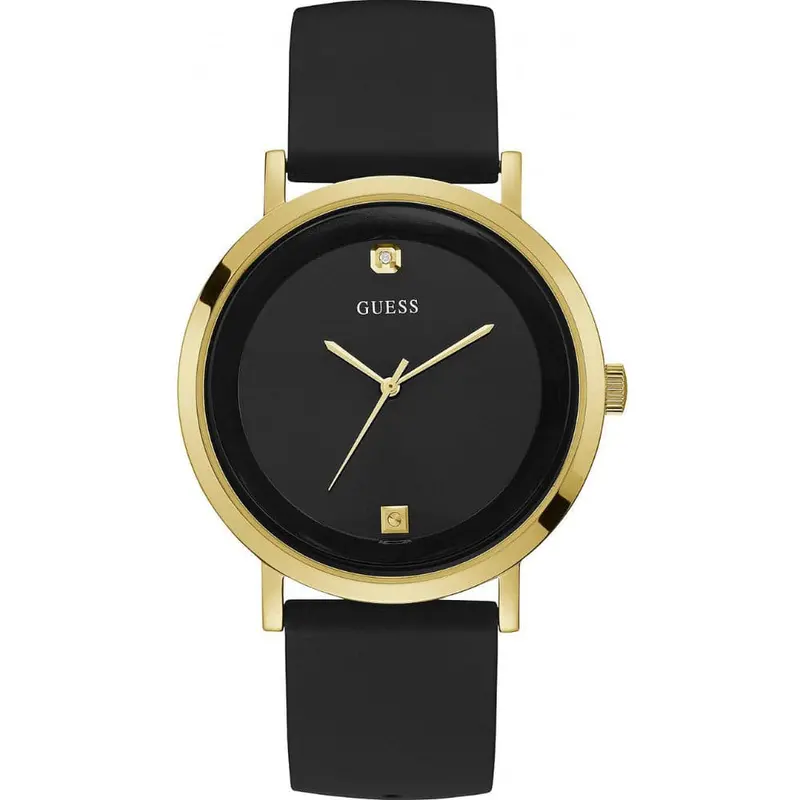 Guess W1264g1 Black Silicone Men Watch 1