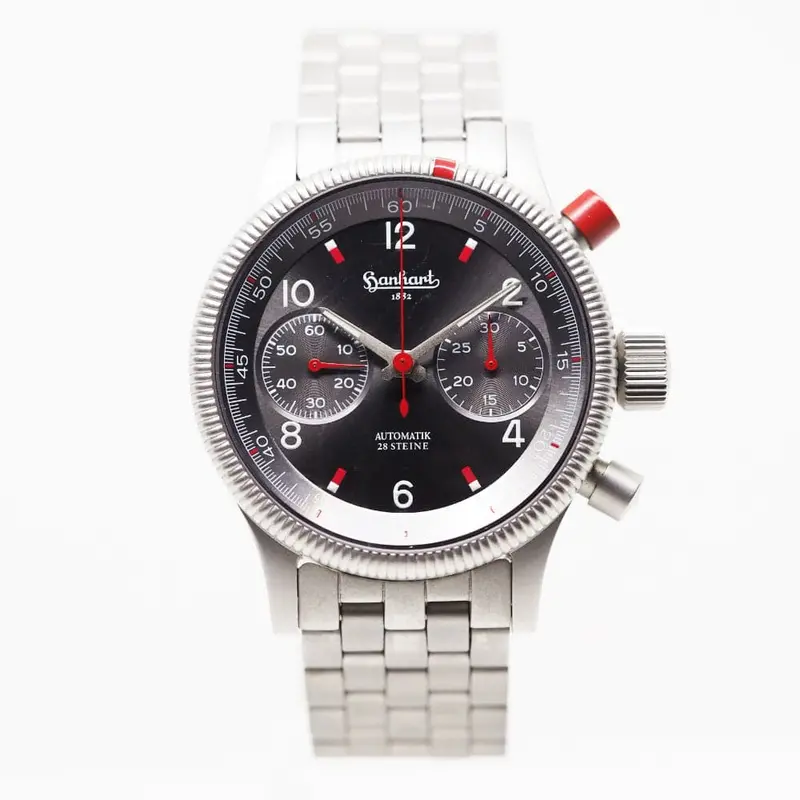 Hanhart Red X Limited Edition Valjoux 7750 Ha717.040A-00 Men's Watch 1