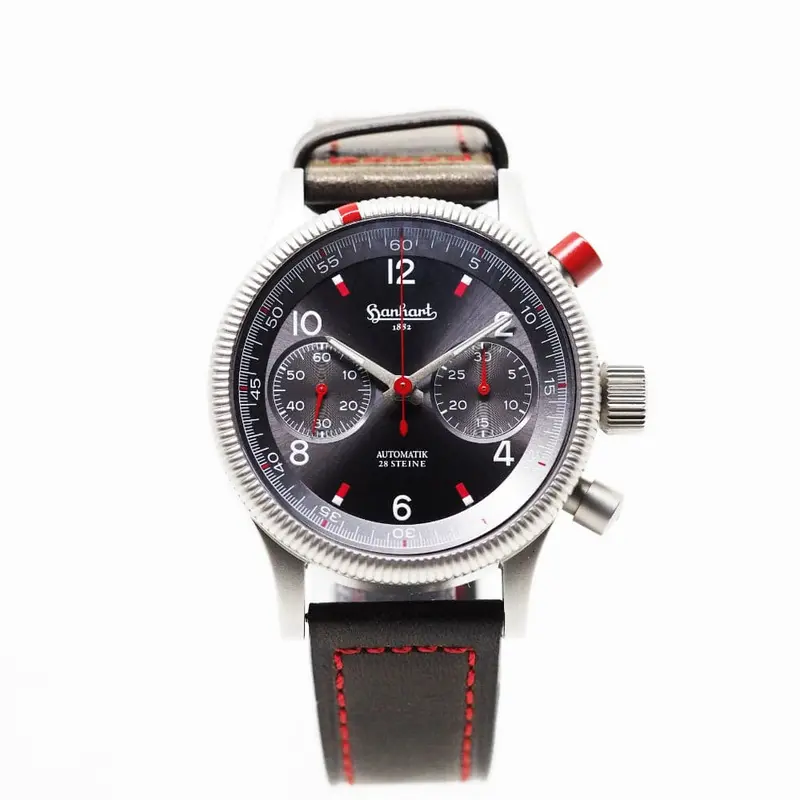 Hanhart Red X Limited Edition Valjoux 7750 Ha717.040L-00 Men's Watch 1
