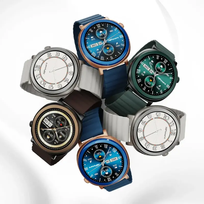 Hifuture Consign Silicone Strap Men Smartwatch Aurora Collection 1