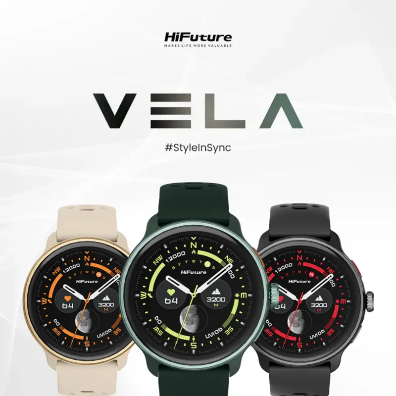 Hifuture Vela Collection Silicone Strap Unisex Smartwatch 1