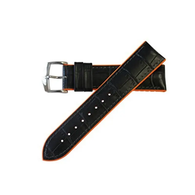 Hirsch Andy 50513155810 ( 20Mm ) Black Leather Strap 1