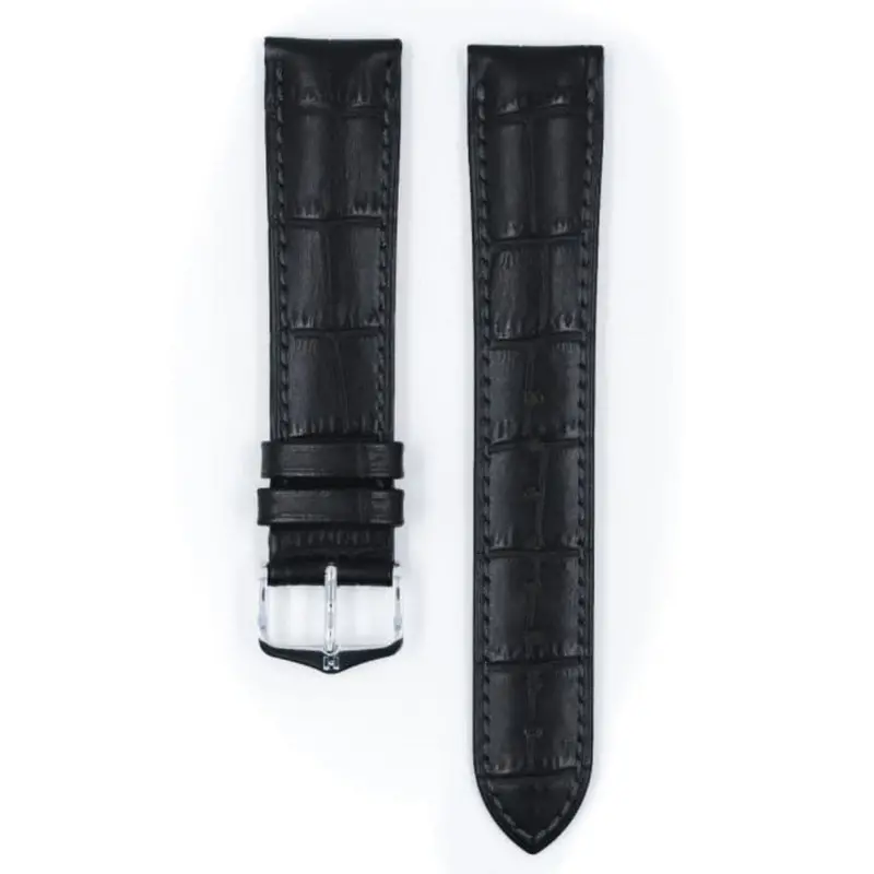Hirsch Duke 50513003746 (18Mm) Black Leather Strap 1