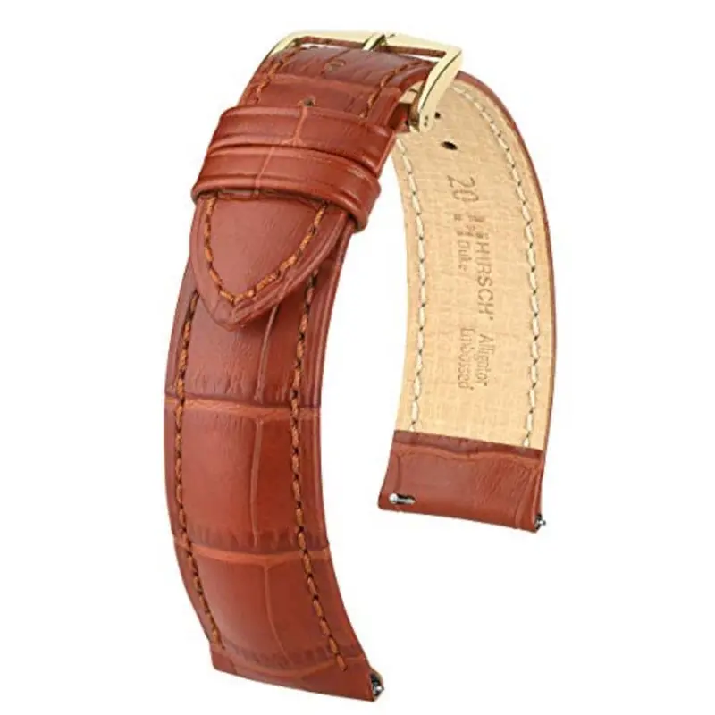 Hirsch Duke 50513004309 Brown Leather (20Mm) Strap 1