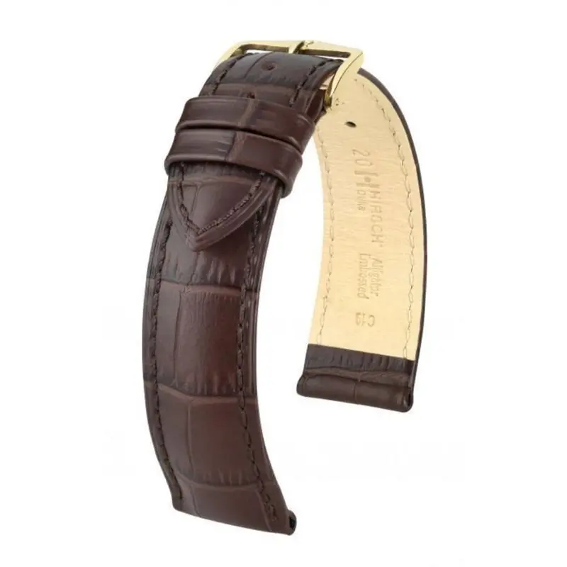 Hirsch Duke 50513021528 (22Mm) Brown Leather Strap 1