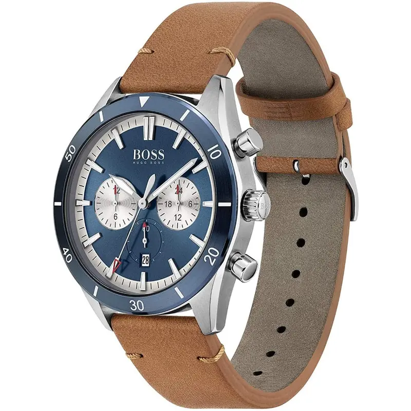 Hugo Boss 1513860 Brown Leather Men Watch 2