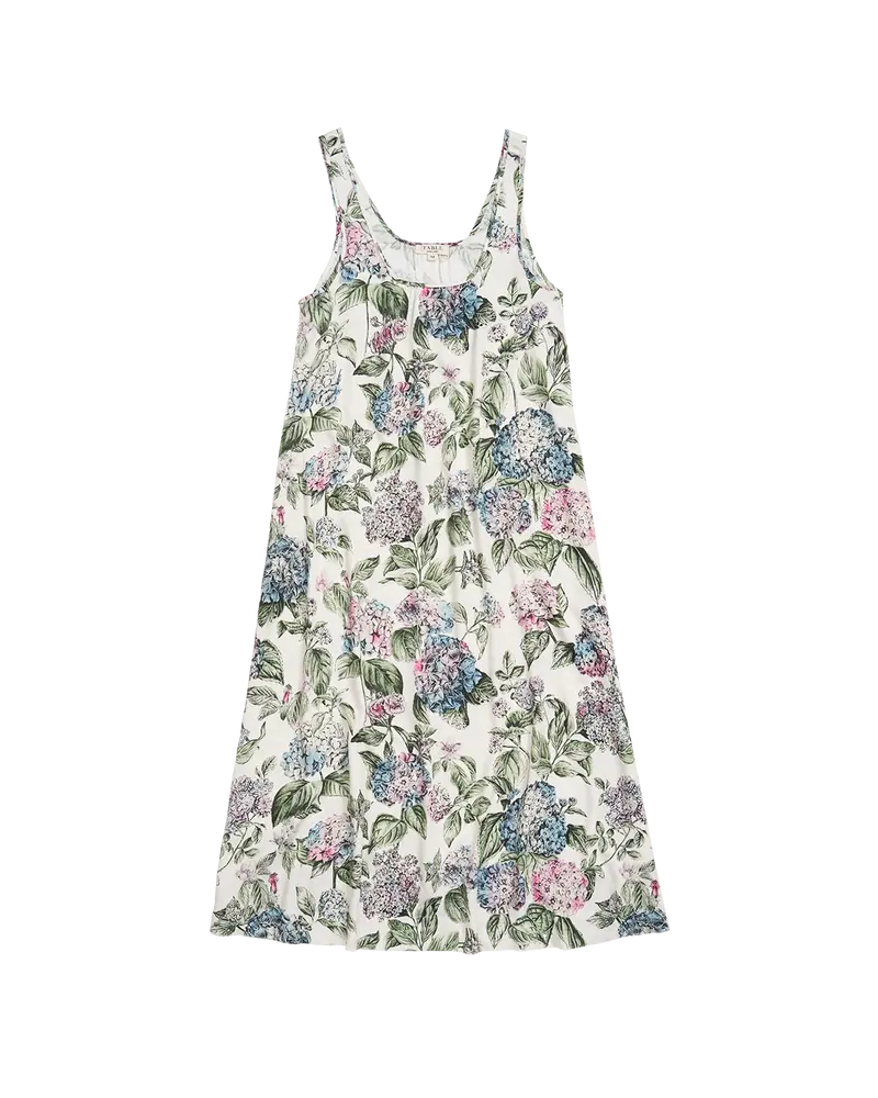 Hydrangea Ivory Midi Nightie 1