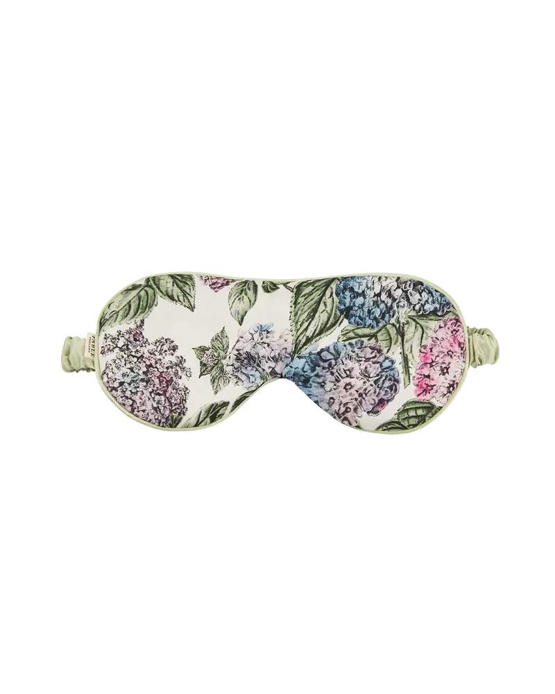 Hydrangea Ivory Sleep Mask 1
