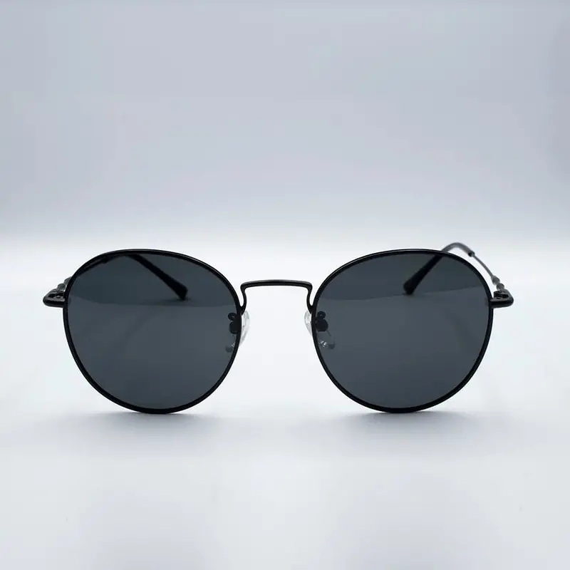 Hyphenate H 0012 Bk-Gy Sunglasses 1