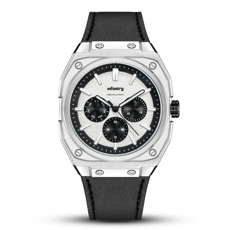 Infantry Mod 42 Panda Black Silicone Strap Men's Watch Mod42-Pnd-Blk 1