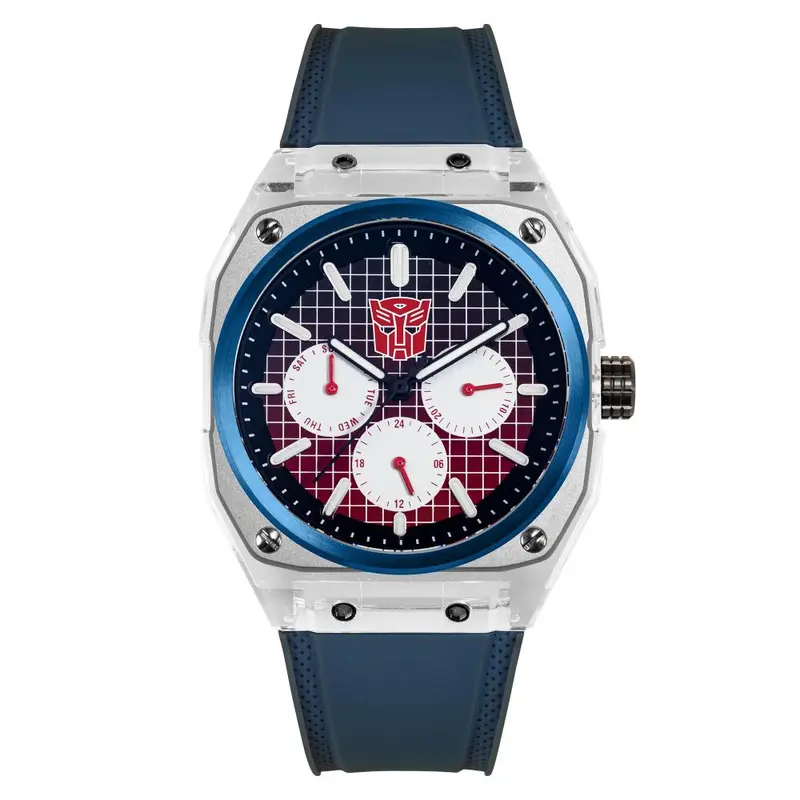 Infantry Mod 42 Transformers Autobot Blue Silicon Strap Men's Watch Mod42-Pnd-Tf-Rd 1