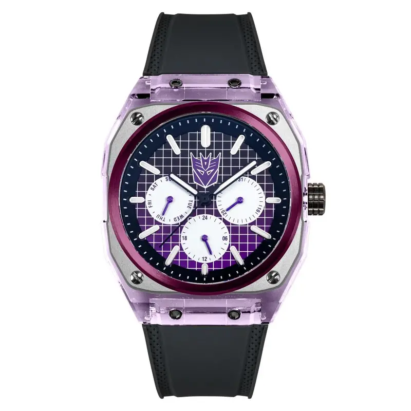 Infantry Mod 42 Transformers Decepticon Black Silicon Strap Men's Watch Mod42-Pnd-Tf-Pp 1