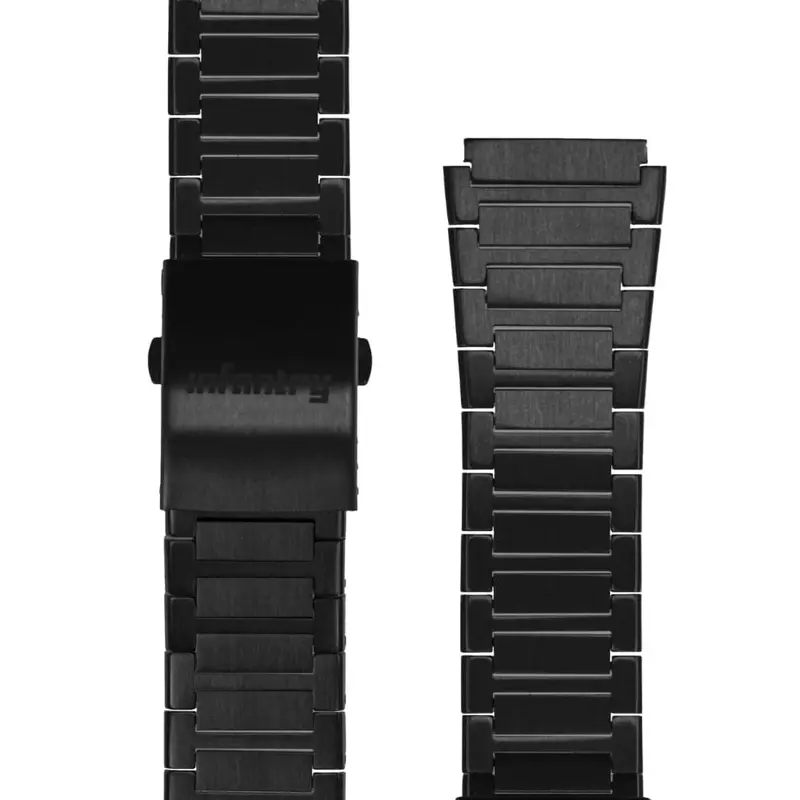 Infantry Strap Black Stainless Steel In-Stp-01 1
