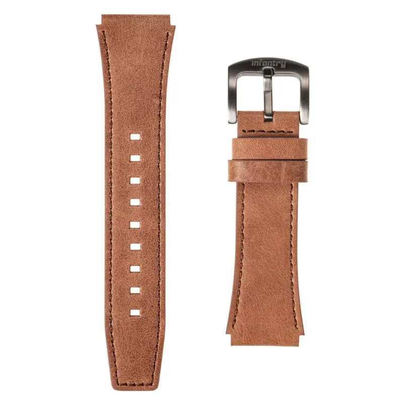 Infantry Strap Brown Leather In-Stp-06 1