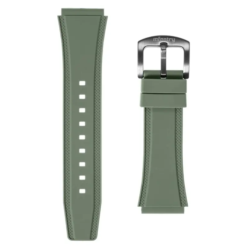 Infantry Strap Green Silicone In-Stp-13 1
