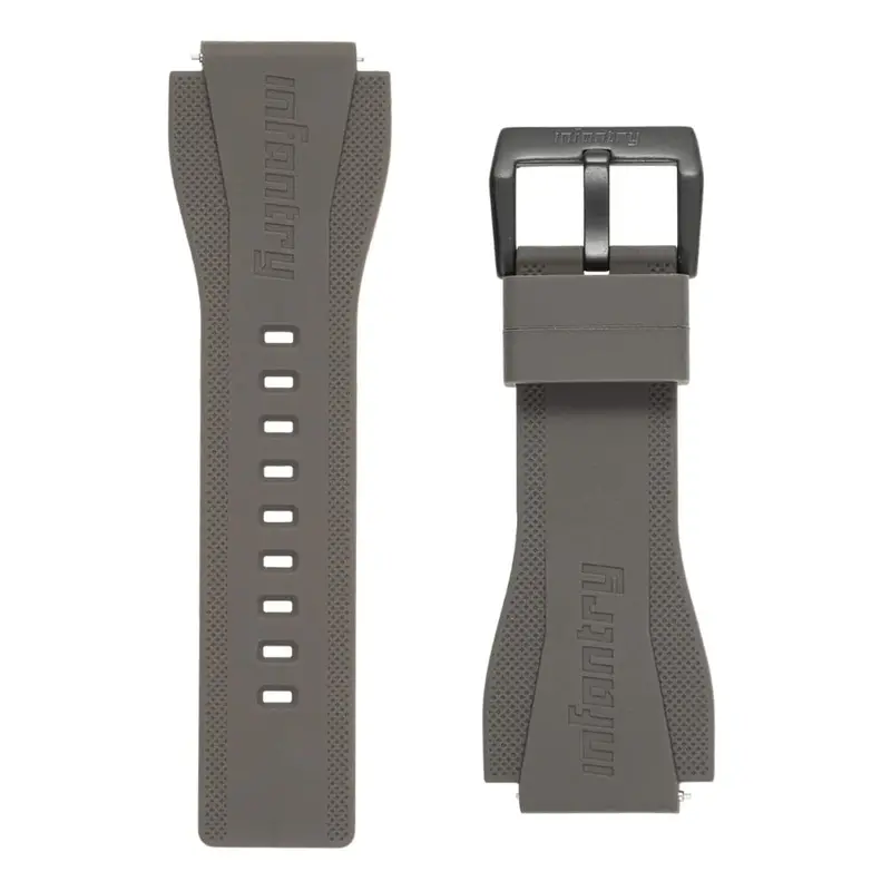 Infantry Strap Grey Silicone Strap In-47Stp-03 1