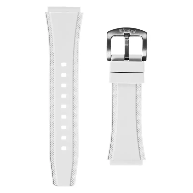 Infantry Strap White Silicone In-Stp-11 1