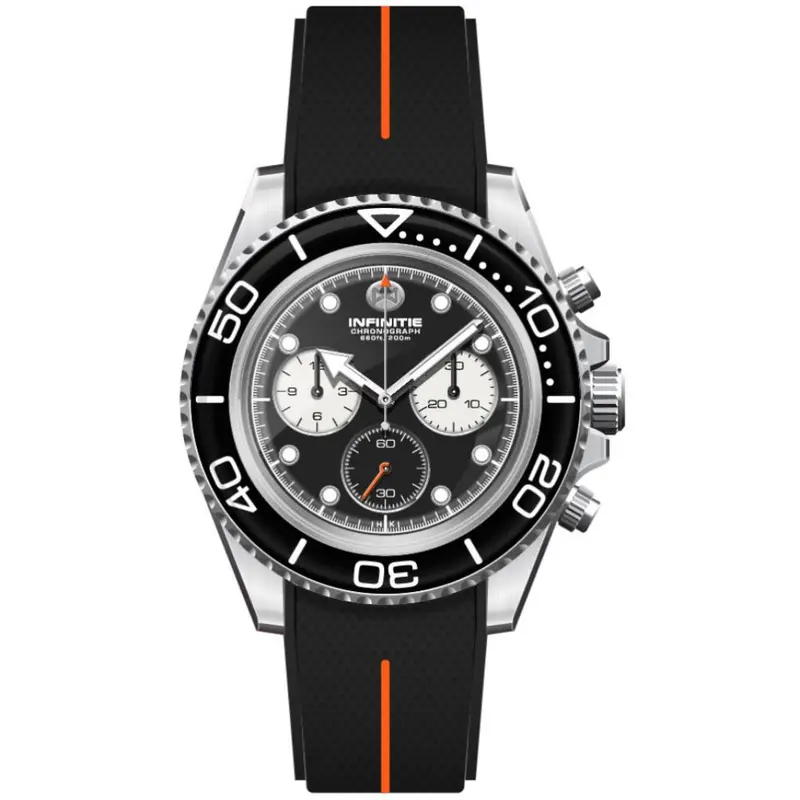Infinitie Aquarist Black With Red Watch Rm-S2-01 1