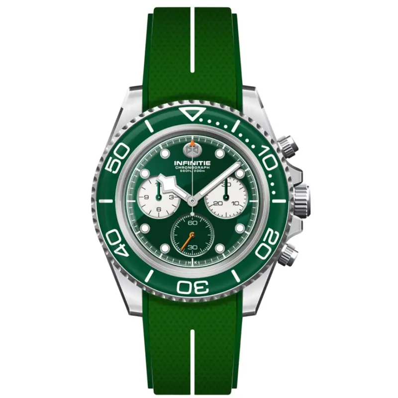 Infinitie Aquarist Green Dial Green Strap Watch  Rm-S2-04 1