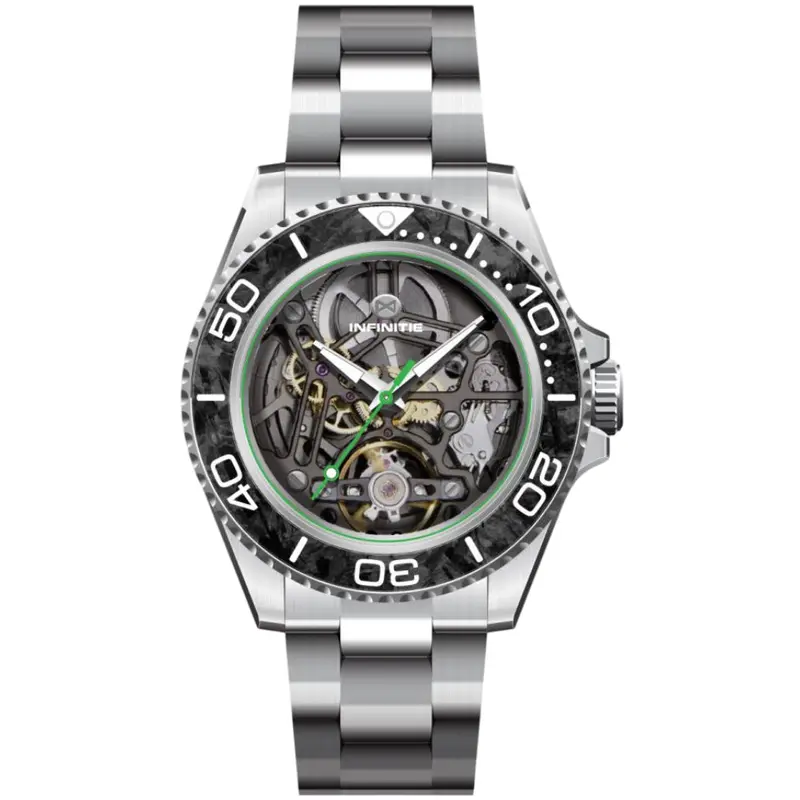 Infinitie Aquarist Silver Stainless Steel Watch Rm-S1-01 1