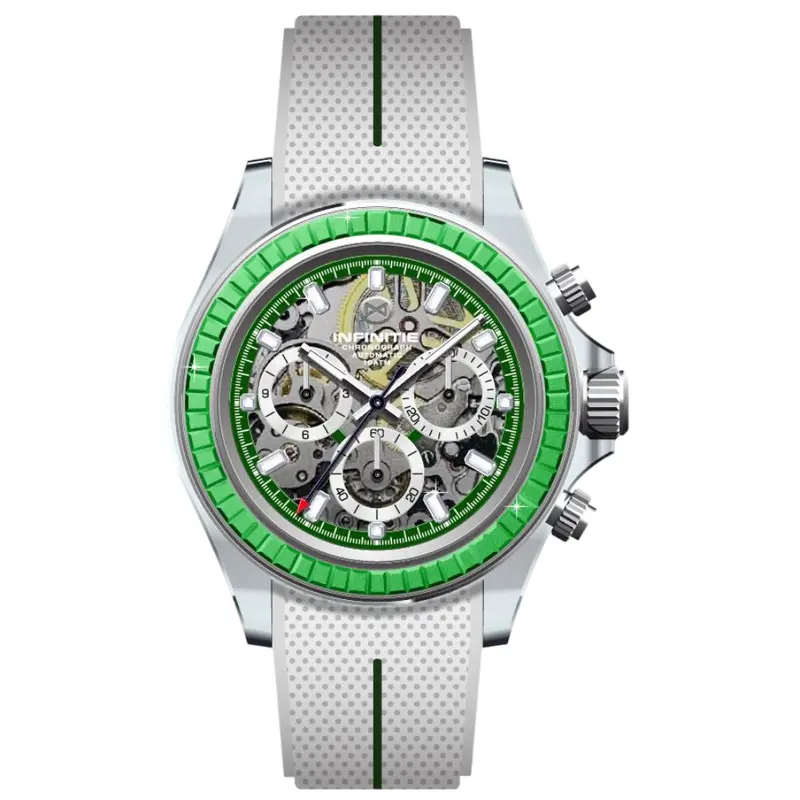 Infinitie Gorgeous White Strap Watch Rm-D4-06 1
