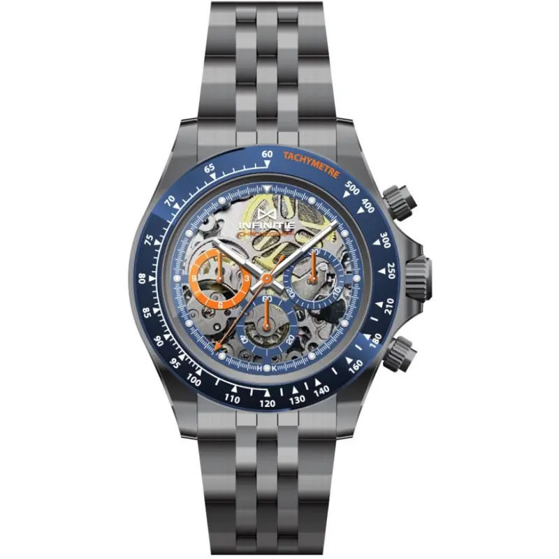 Infinitie Robustious Dark Grey Steel Watch Rm-D4-02 1