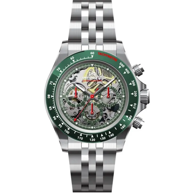 Infinitie Robustious Silver Steel Watch Rm-D4-04 1