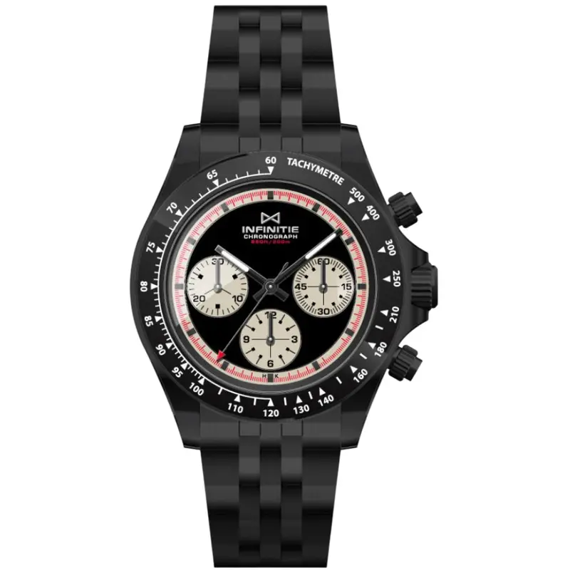 Infinitie Velocity Black Stainless Steel Watch  Rm-D3-02 1