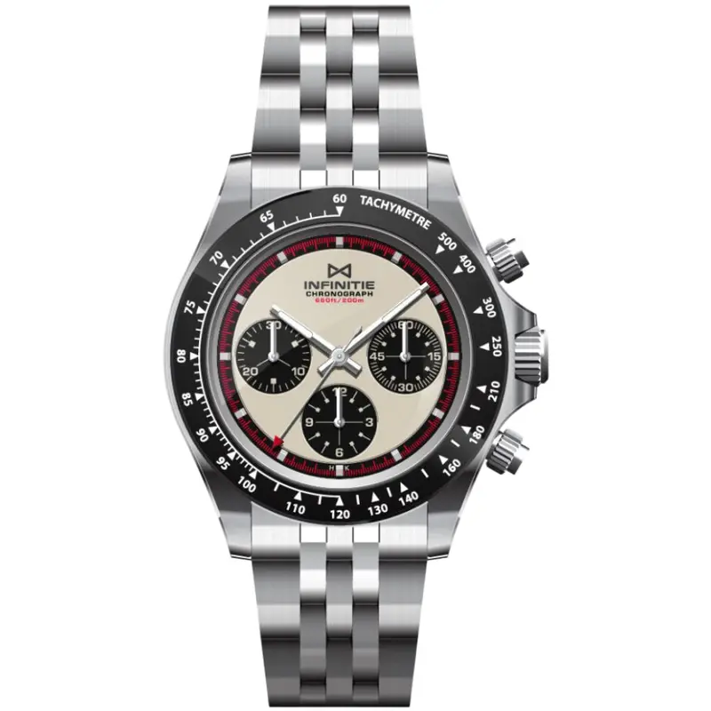 Infinitie Velocity Silver Stainless Steel Watch Rm-D3-01 1