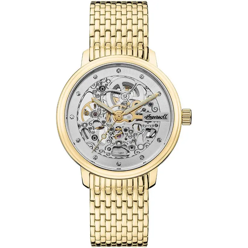 Ingersoll Crown Automatic Gold Stainless Steel I06103 Men's Watch 1