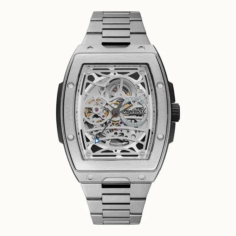 Ingersoll The Challenger Automatic Silver Steel Watch I12310 1