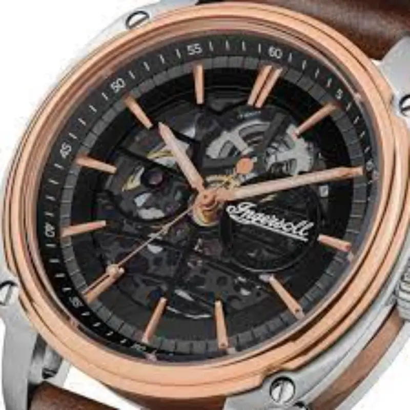 Ingersoll The Director Automatic I09901 Brown Leather Strap Men's Watch 2