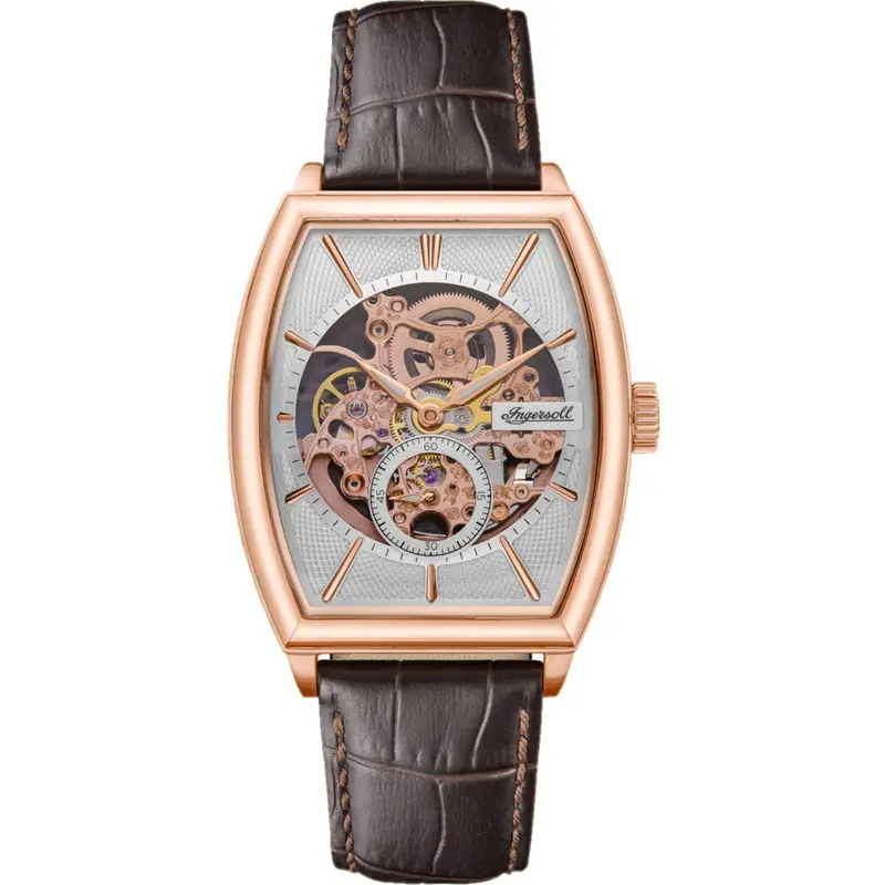 Ingersoll The Producer Automatic I09702 Brown Leather Strap Men's Watch 1