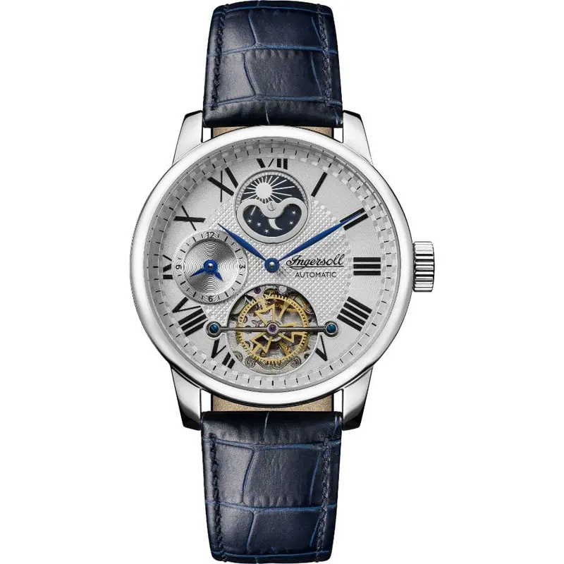 Ingersoll The Riff I07401 Black Leather Strap Men's Watch 1