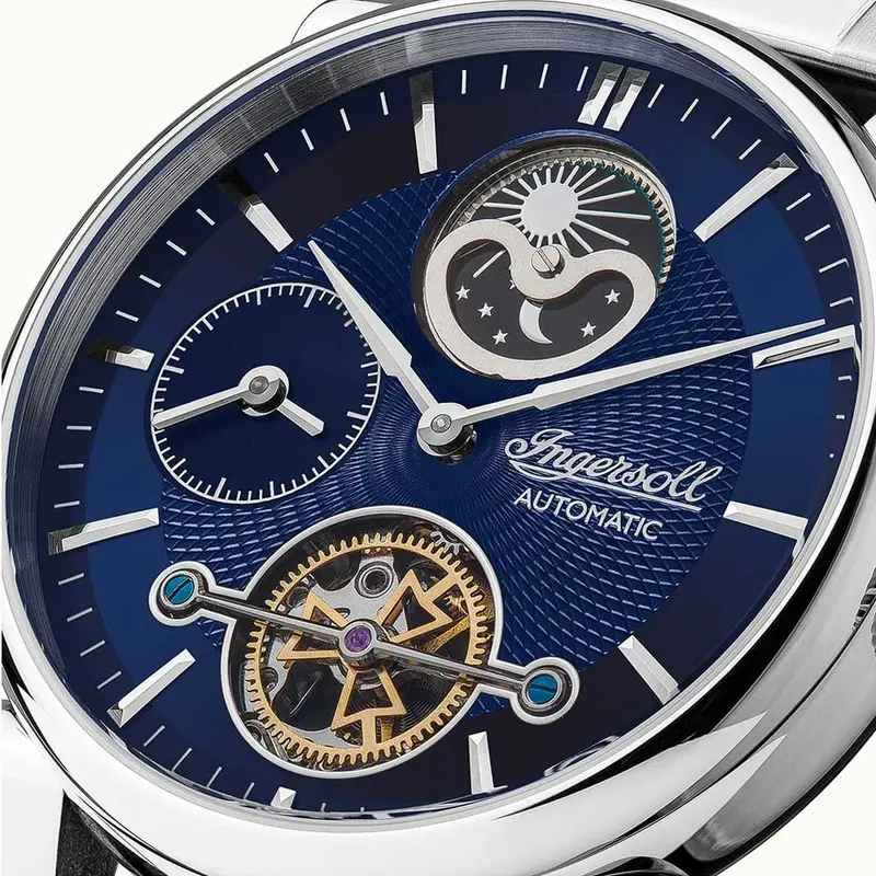 Ingersoll The Swing Automatic Silver Stainless Steel I07501 Silver Stainless Strap Men's Watch 2