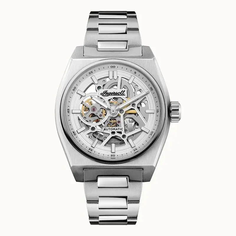 Ingersoll The Vert Automatic Skeleton Dial Stainless Steel Men's Watch I14303 1