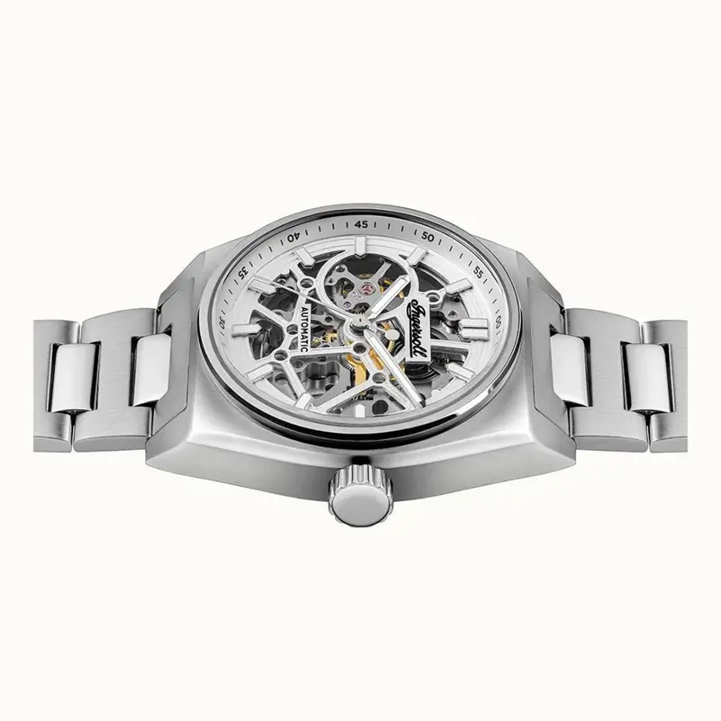 Ingersoll The Vert Automatic Skeleton Dial Stainless Steel Men's Watch I14303 2