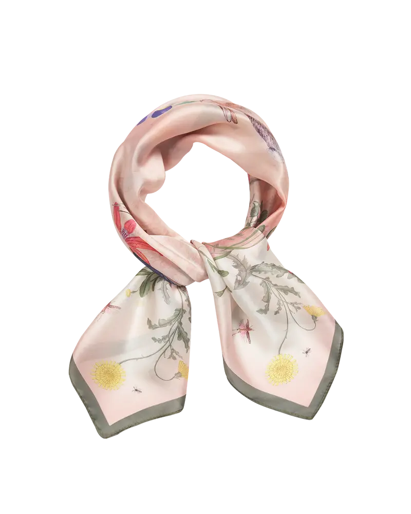 Ivory High Tea Narrative Square Scarf 2