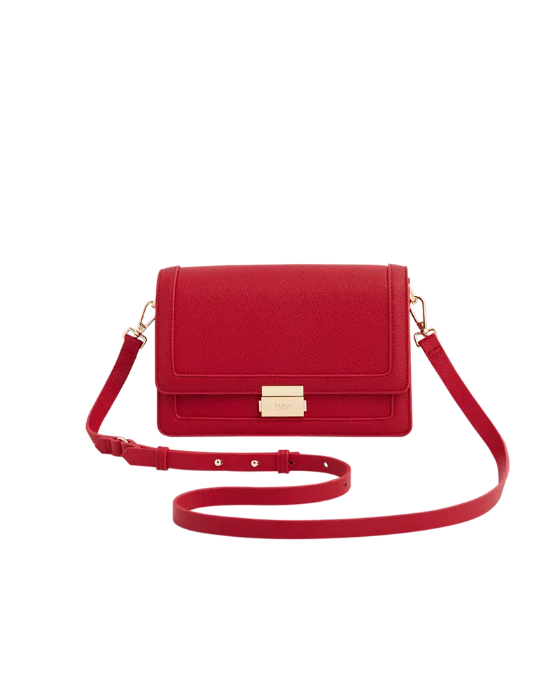Kate Red Foldover Bag 1
