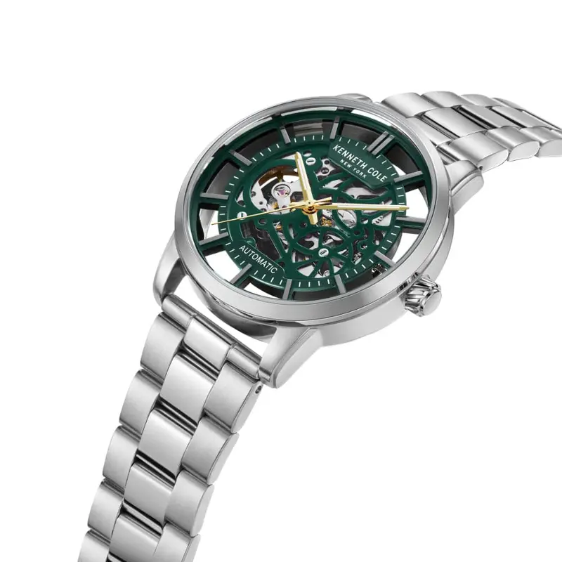 Kenneth Cole Automatic Silver Stainless Steel Men Watch Kcwgl2122505 2