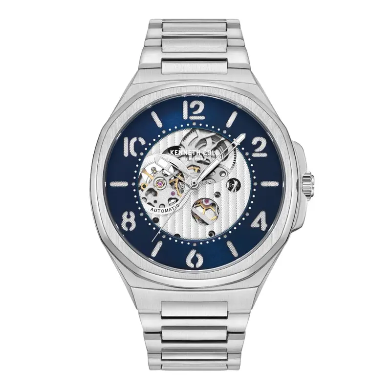 Kenneth Cole Automatic Stainless Steel Men Watch Kcwgl2233105 1