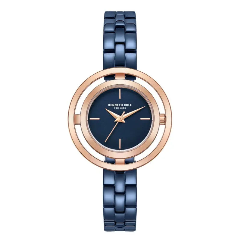 Kenneth Cole Blue Dial With Blue Stainless Steel Women Watch Kcwlg2237103 1