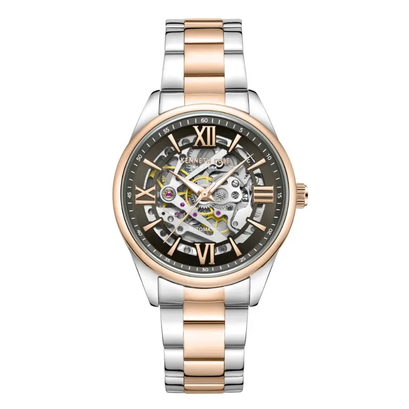 Kenneth Cole New York Automatic Two-Tone Stainless Steel Strap Women Watch Kcwll0016703 1