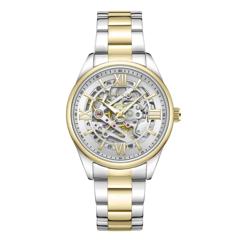 Kenneth Cole New York Automatic Two-Tone Stainless Steel Strap Women Watch Kcwll0016704 1
