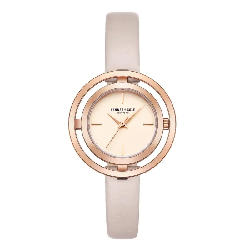 Kenneth Cole Quartz Leather Women Watch Kcwla2237106 1