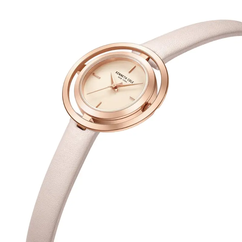 Kenneth Cole Quartz Leather Women Watch Kcwla2237106 2